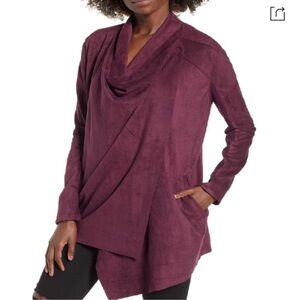 BLANK NYC Wrapped Cardigan Suede Oversized Size XS